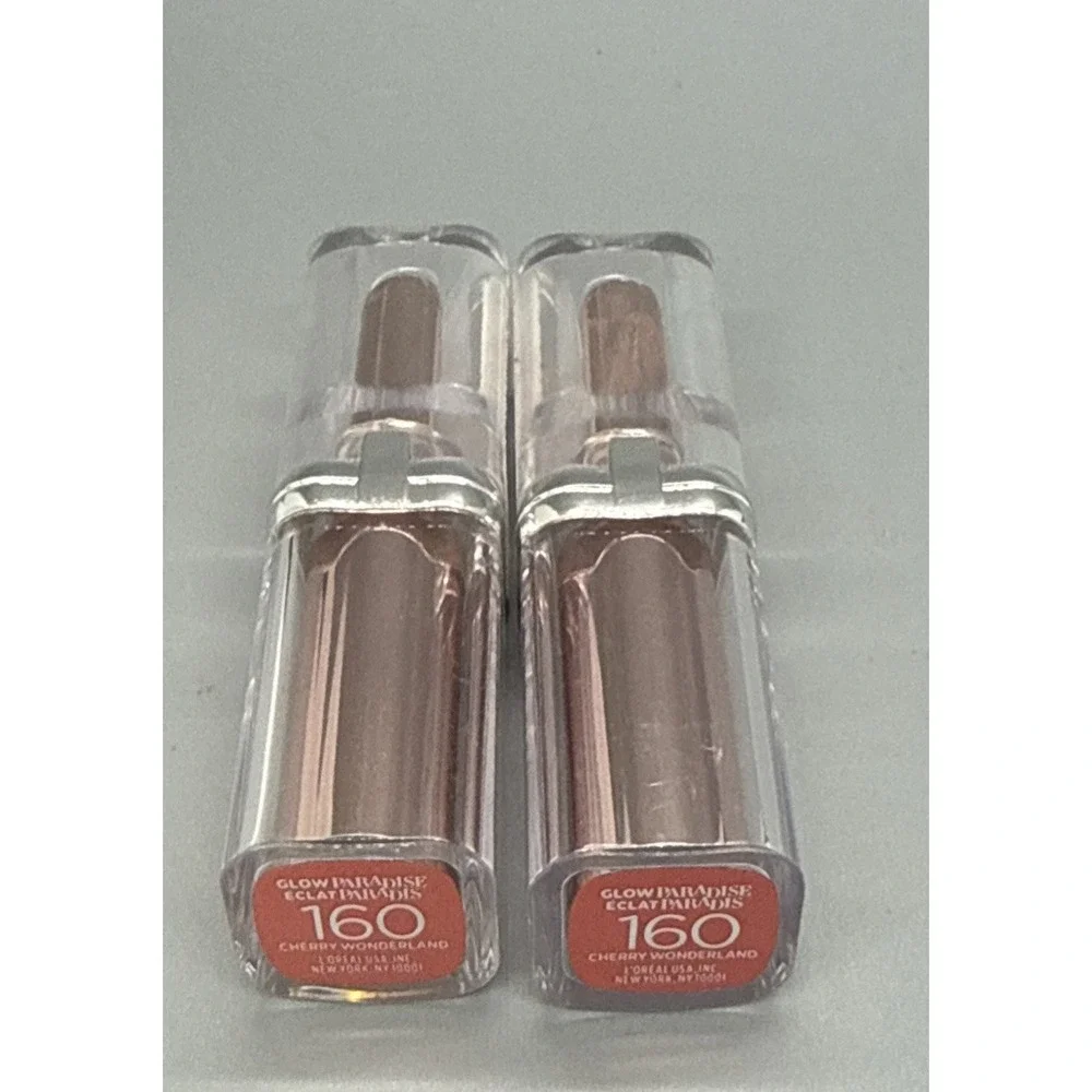 L'Oreal Paris Glow Paradise Hydrating Balm-in-Lipstick-190 Ecstatic Mulberry-2pk